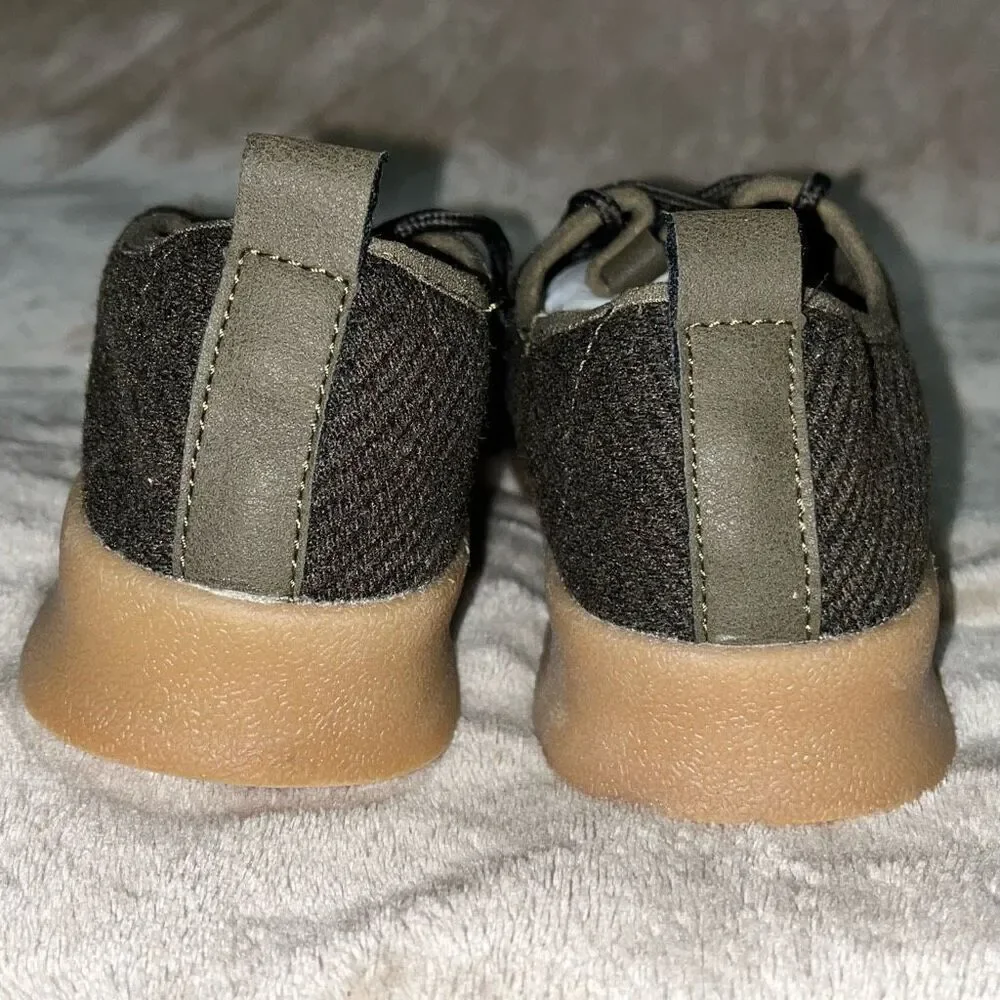 Rocket Dog Womens Size 8 Lace Up Flat Comfort Shoes Olive Green Brown‎ NWOT